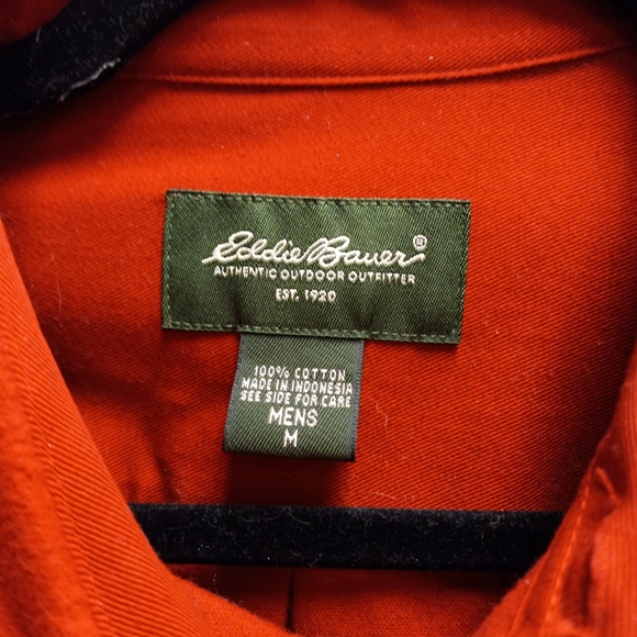 Eddie Bauer men's red flannel, size medium - Picture 4 of 4